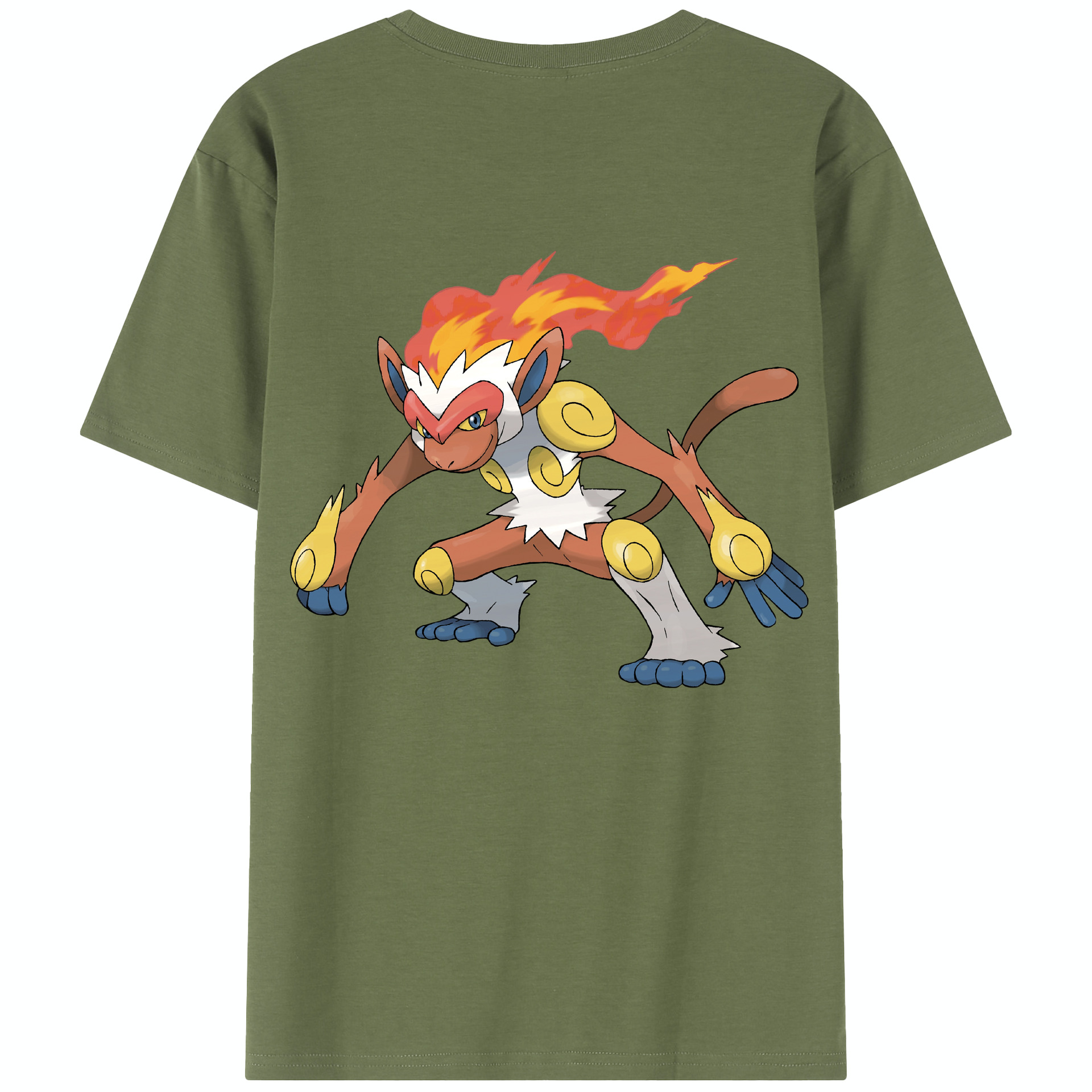 （画像用） ポケットモンスター Pokémon 綿100％半袖Tシャツ（背面プリント）